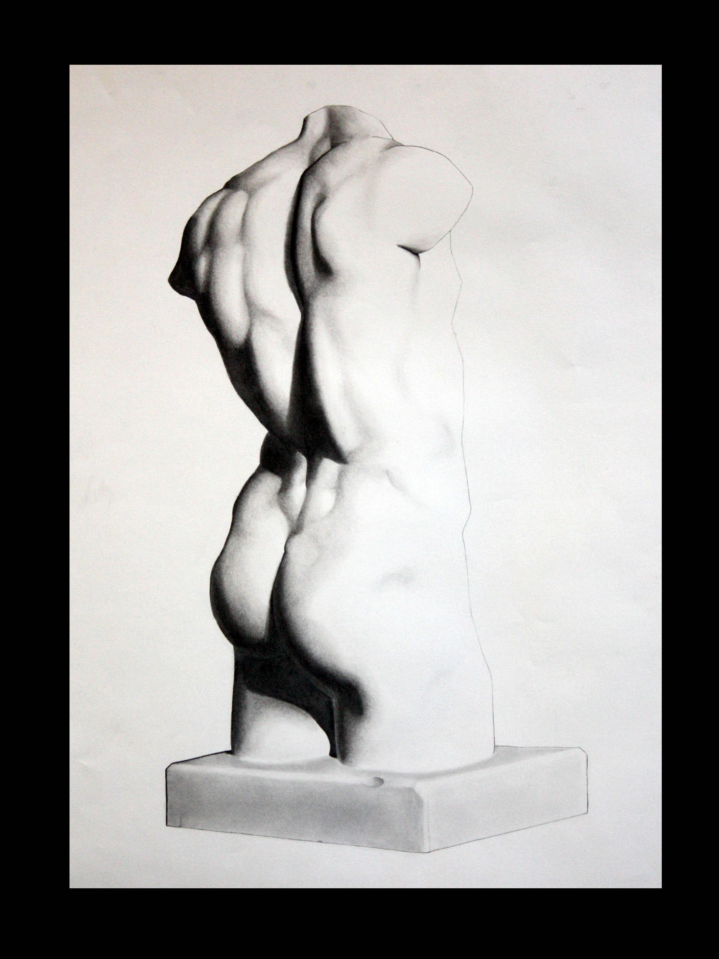 Sleek Bronze Sculpture