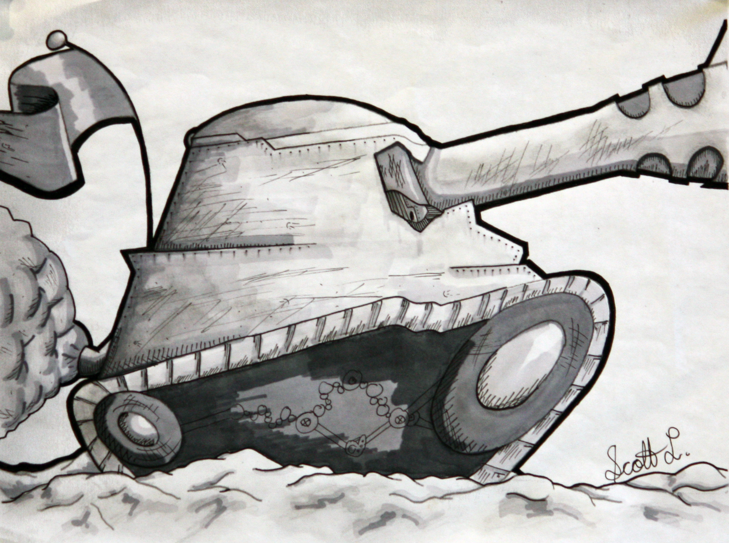 Digital Abstract Render